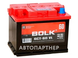 BOLK AB601 12В 6ст 60 а/ч пп **